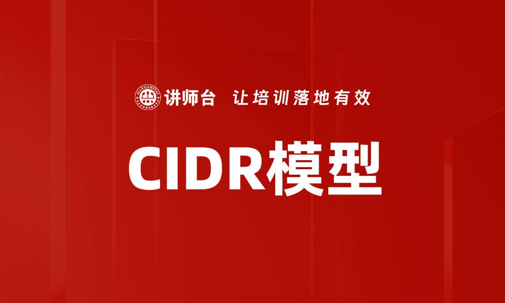 文章CIDR模型的缩略图
