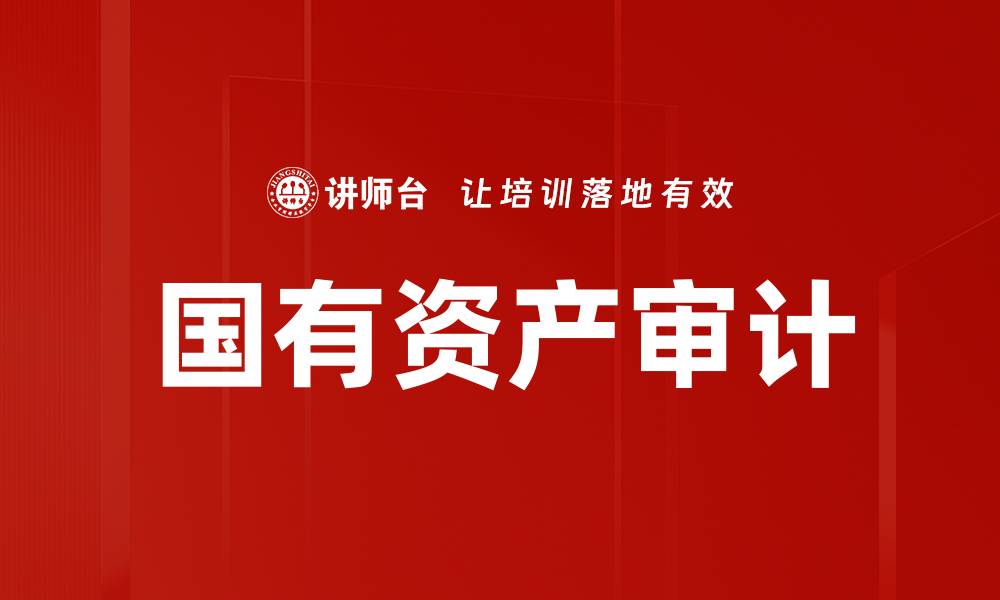 文章国有资产审计的缩略图