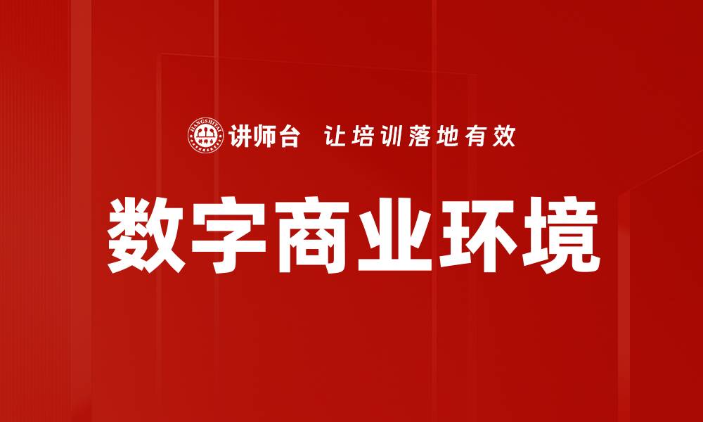 数字商业环境