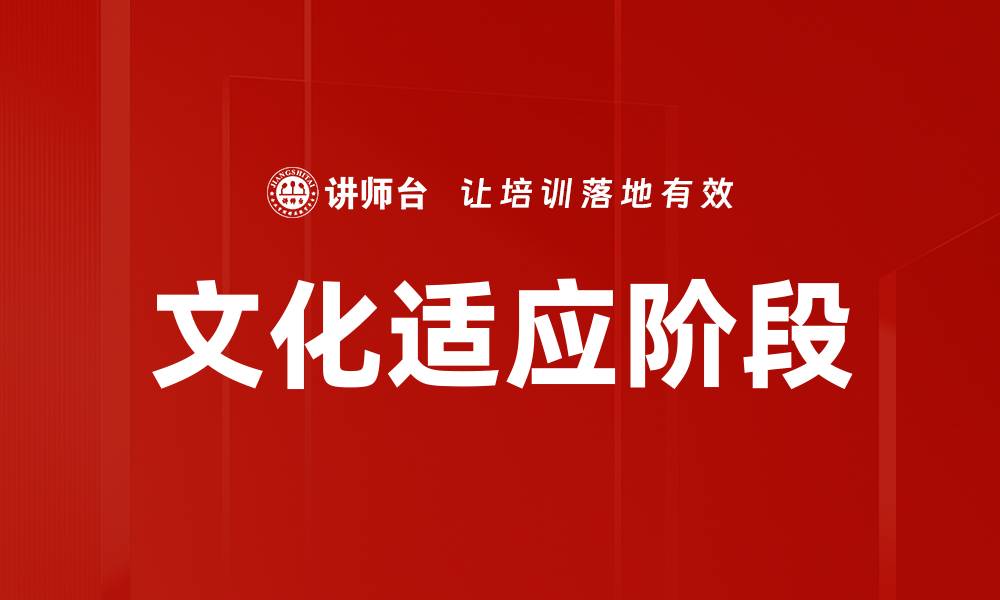 文章文化适应阶段的缩略图