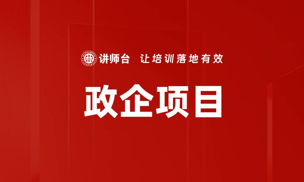 文章政企项目的缩略图