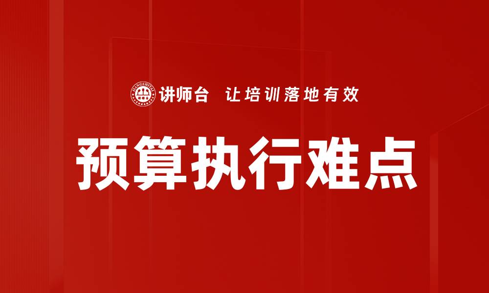 文章预算执行难点的缩略图