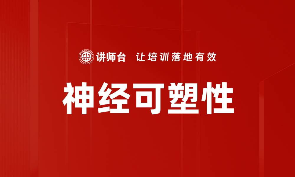 文章神经可塑性的缩略图
