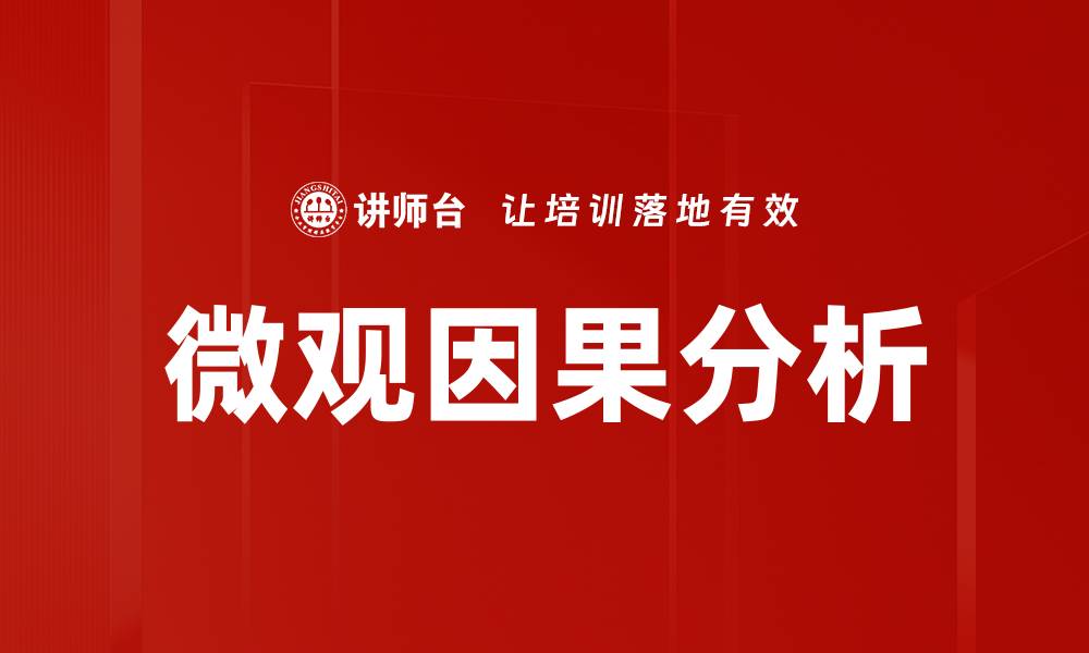 文章微观因果分析的缩略图
