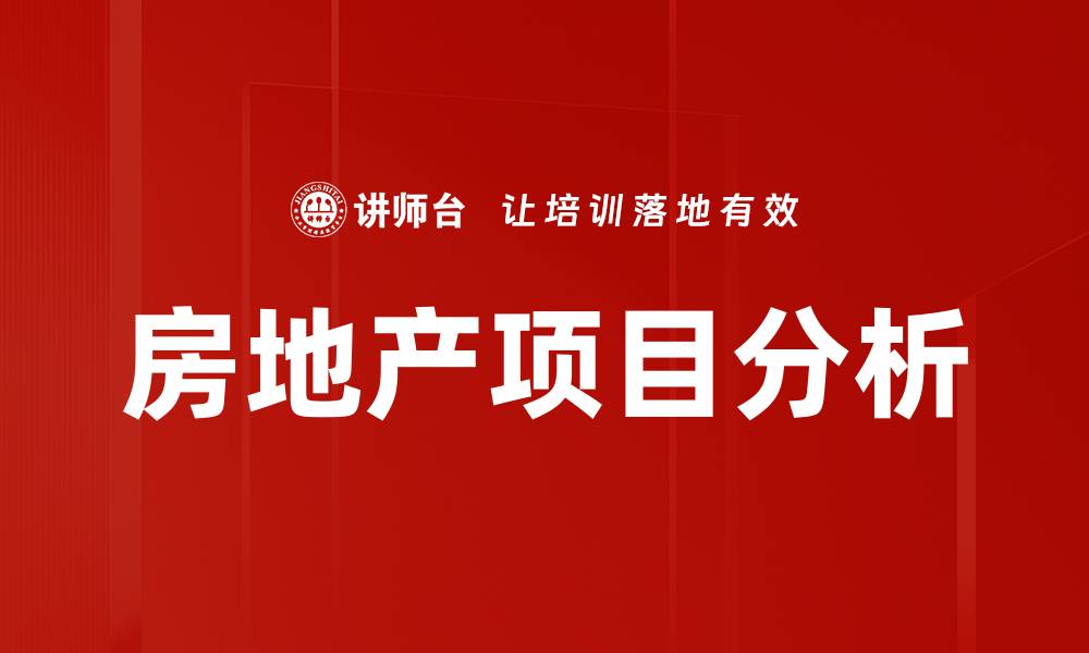 文章房地产项目分析的缩略图