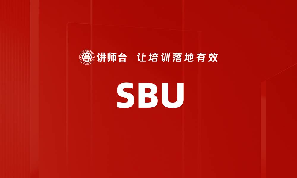 文章SBU的缩略图