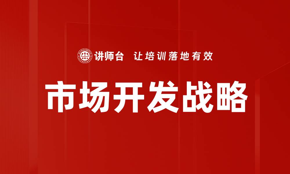 文章市场开发战略的缩略图