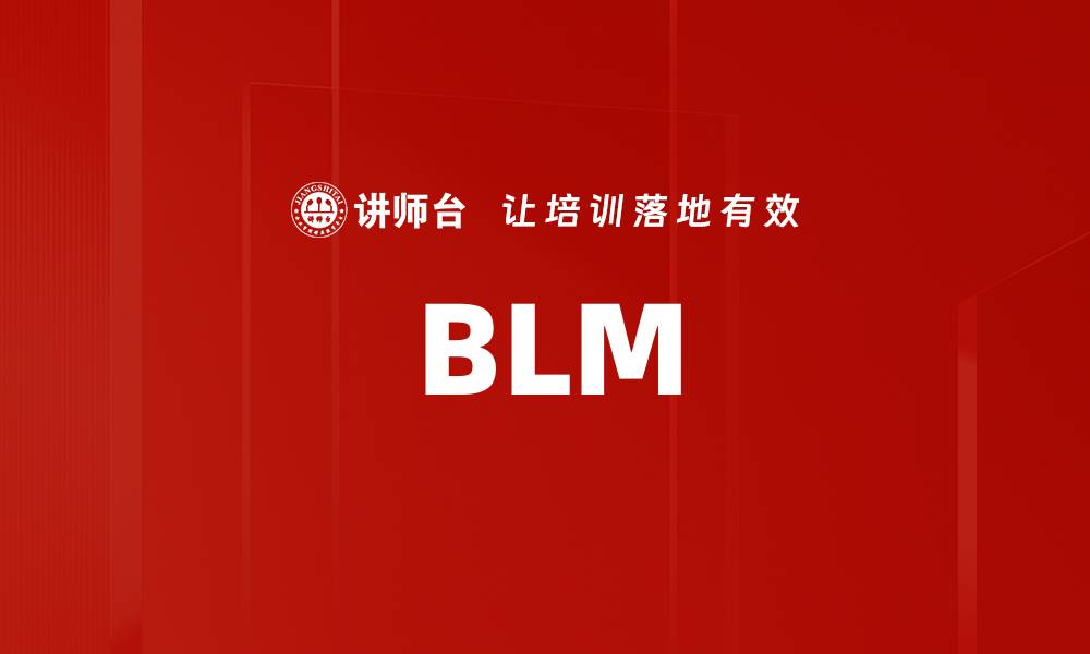 文章BLM的缩略图