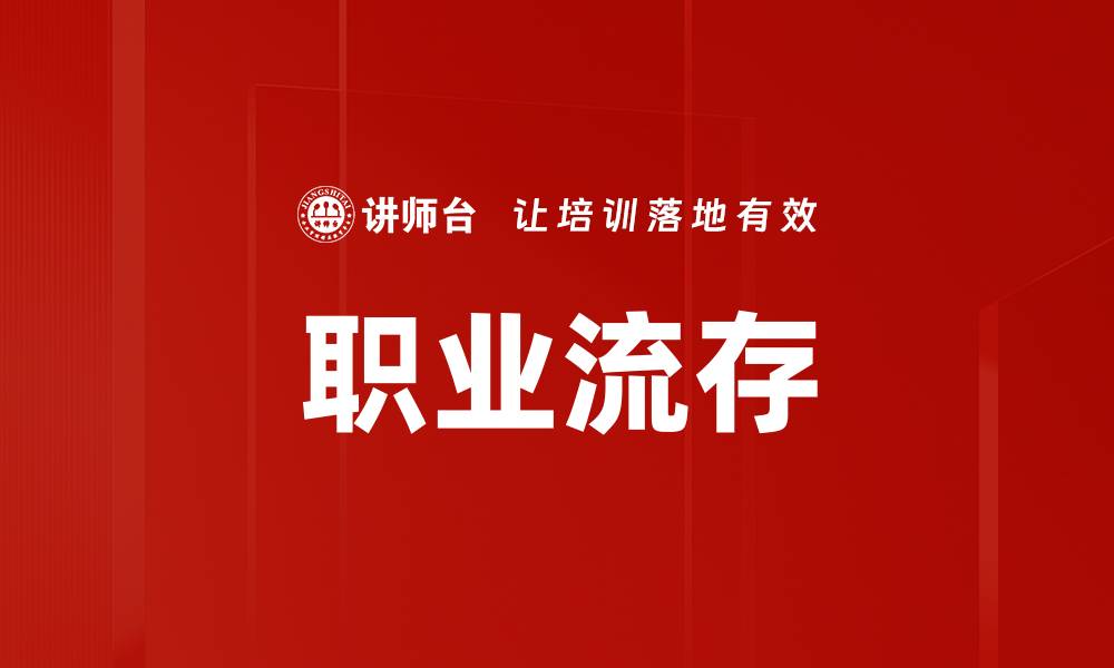 职业流存