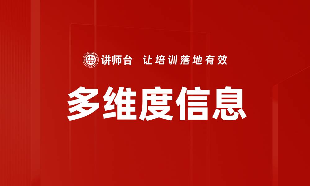 文章多维度信息的缩略图