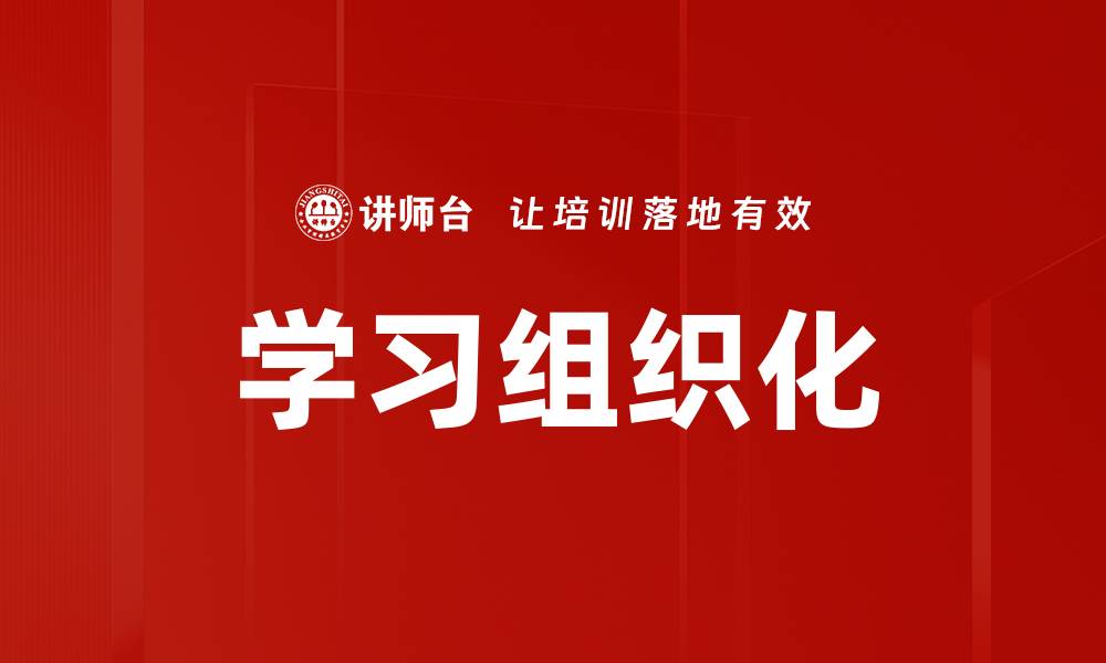 学习组织化