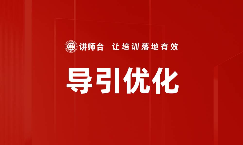 导引优化