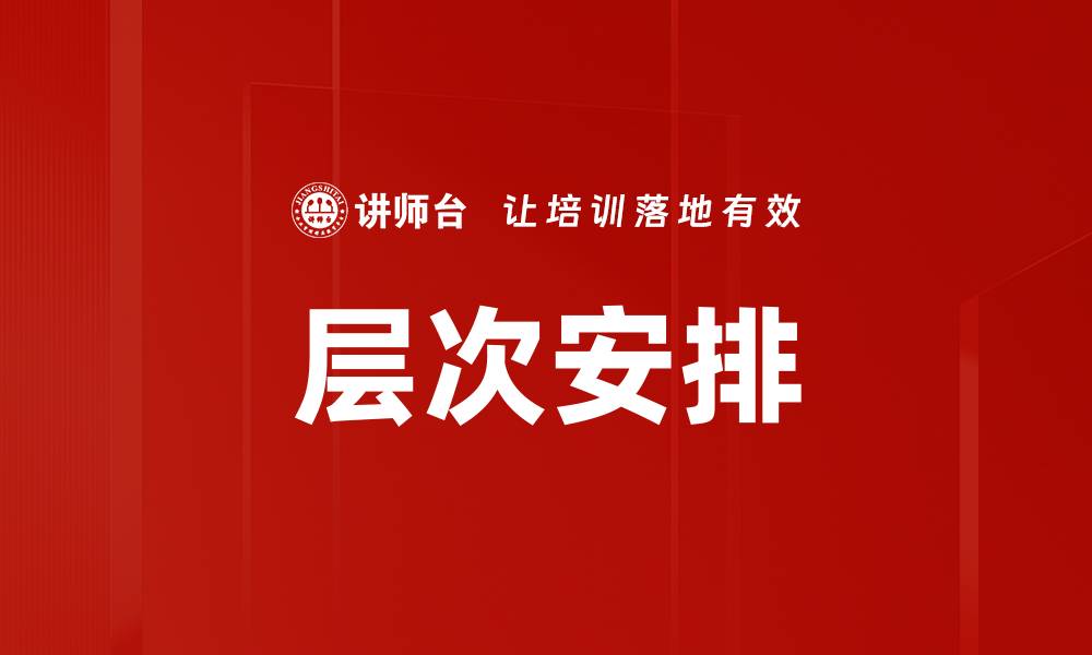 文章层次安排的缩略图