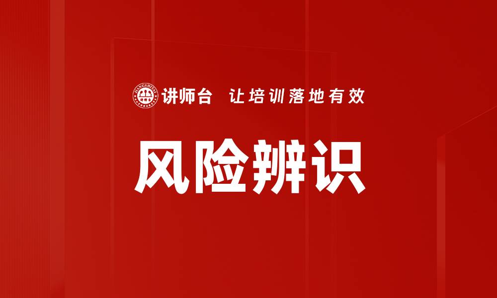 风险辨识