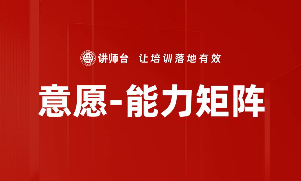文章意愿-能力矩阵的缩略图