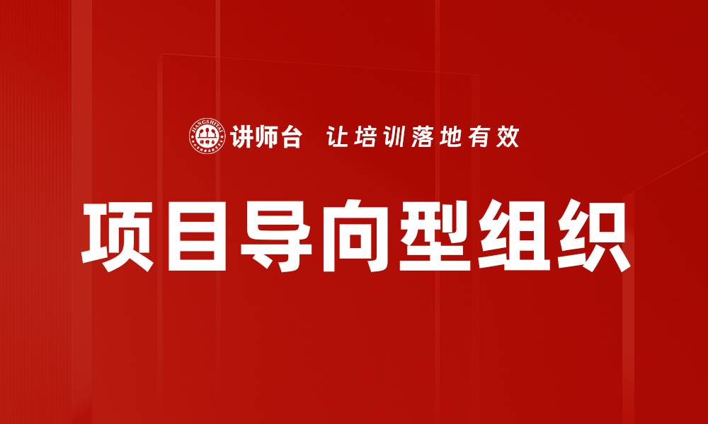 文章项目导向型组织的缩略图