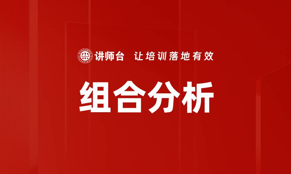 组合分析