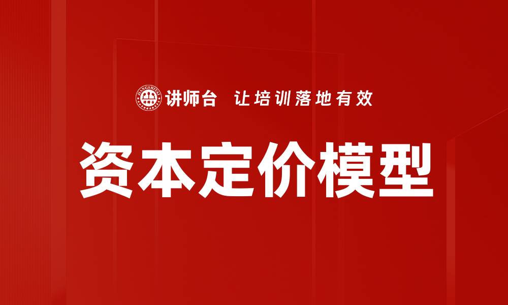文章资本定价模型的缩略图