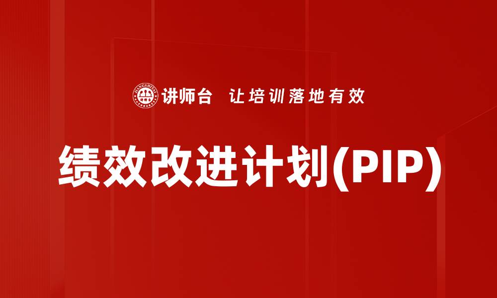 文章绩效改进计划(PIP)的缩略图