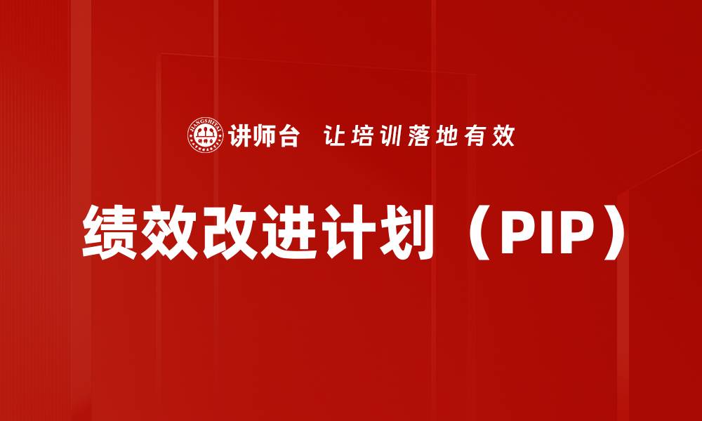 文章绩效改进计划（PIP）的缩略图