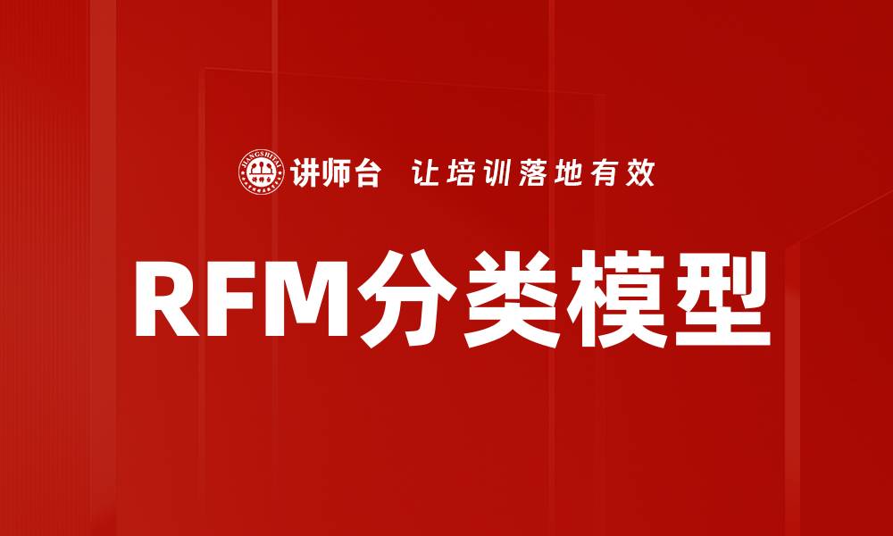 文章RFM分类模型的缩略图