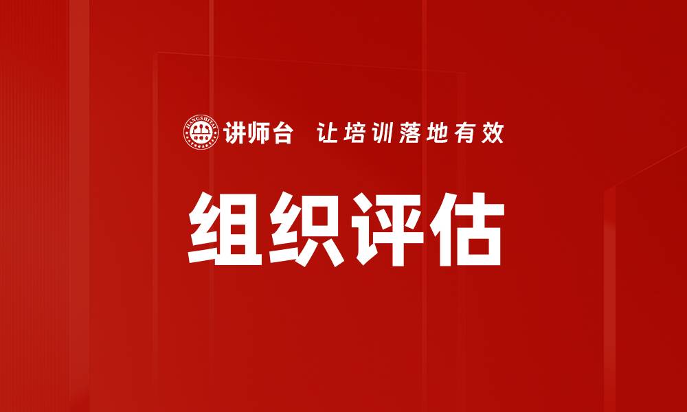 文章组织评估的缩略图