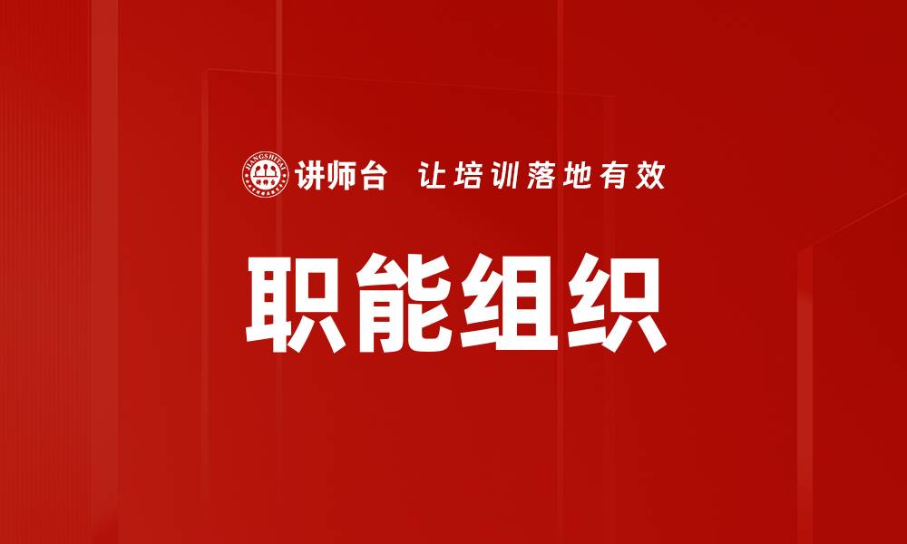 职能组织