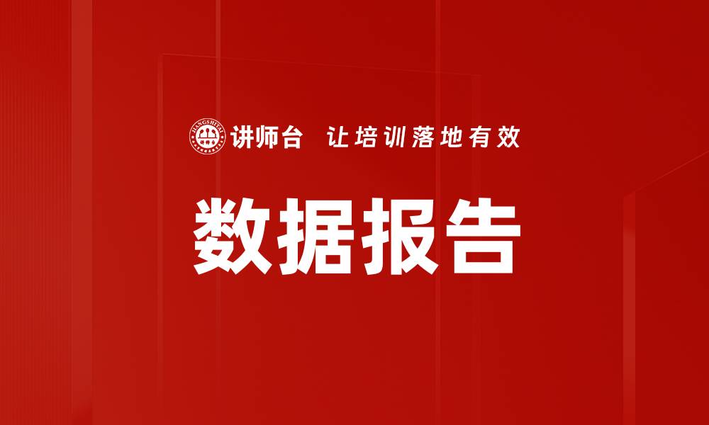 数据报告