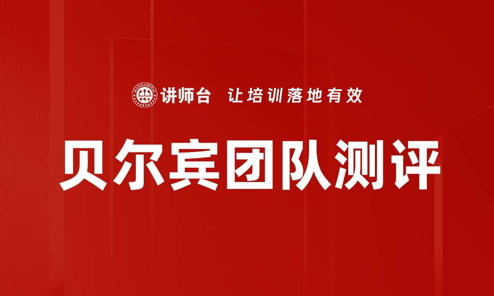文章贝尔宾团队测评的缩略图
