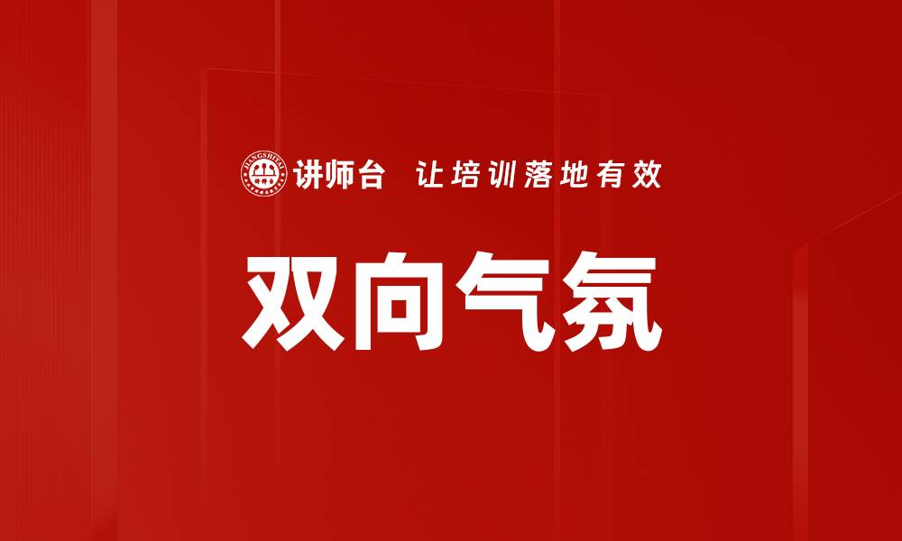 双向气氛