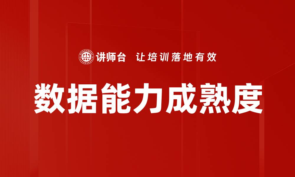 文章数据能力成熟度的缩略图