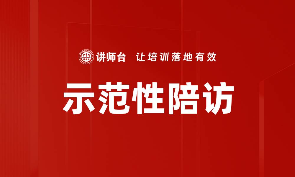 示范性陪访