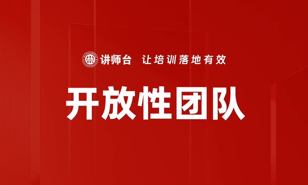 开放性团队