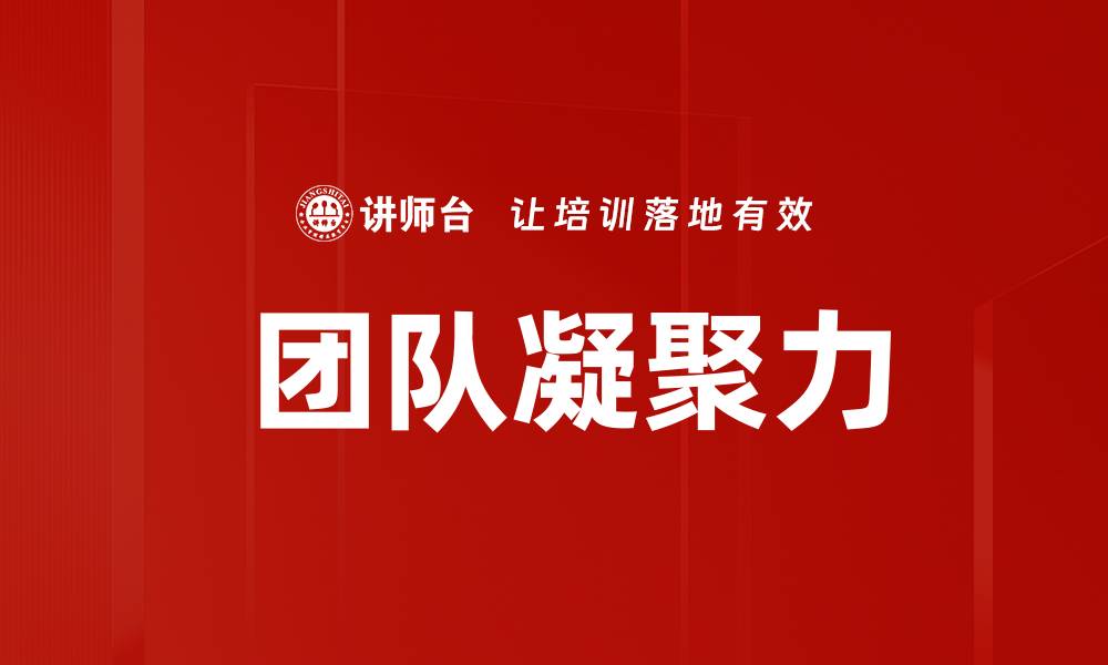  团队凝聚力