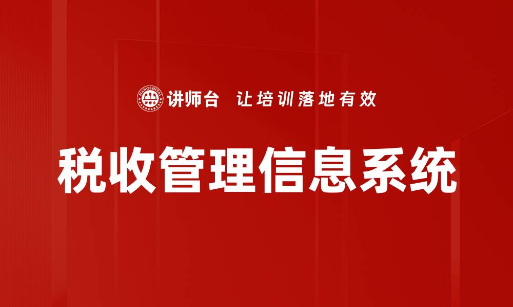 税收管理信息系统