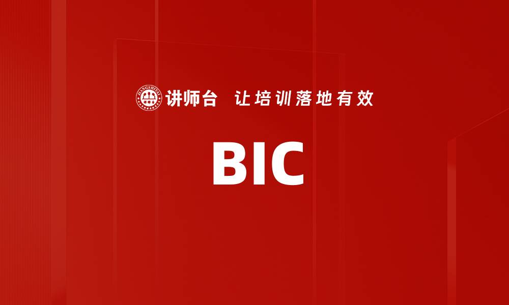 文章BIC的缩略图