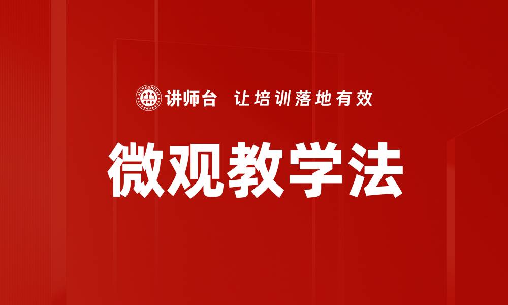文章微观教学法的缩略图