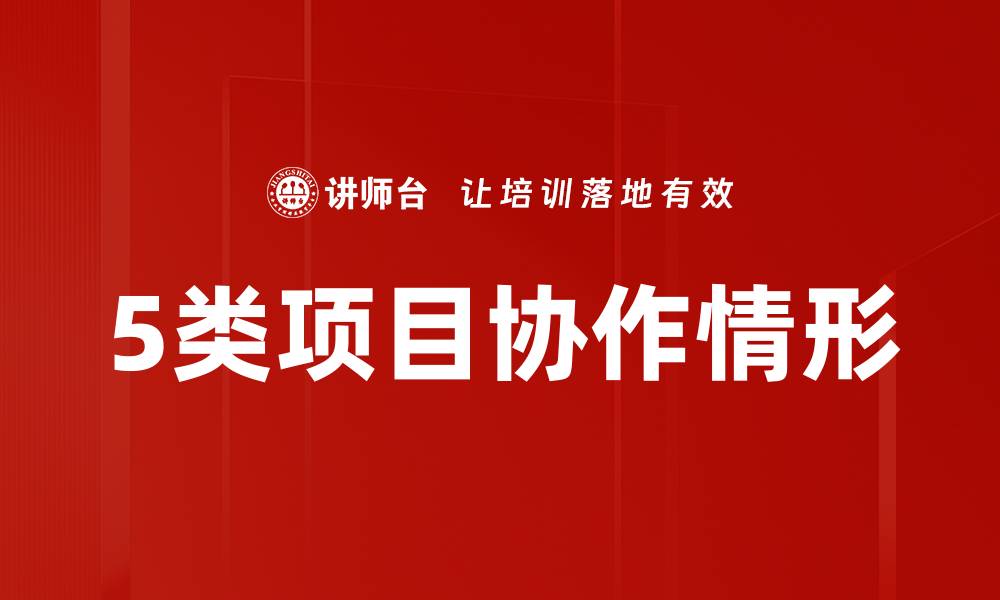 5类项目协作情形