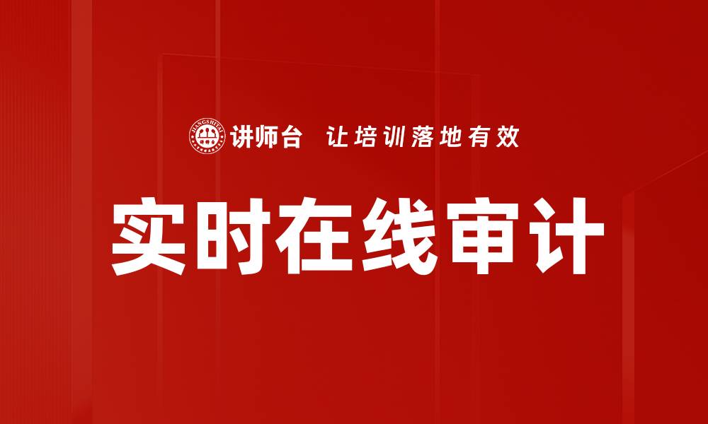 实时在线审计