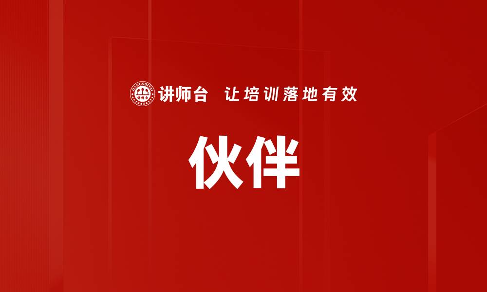 伙伴
