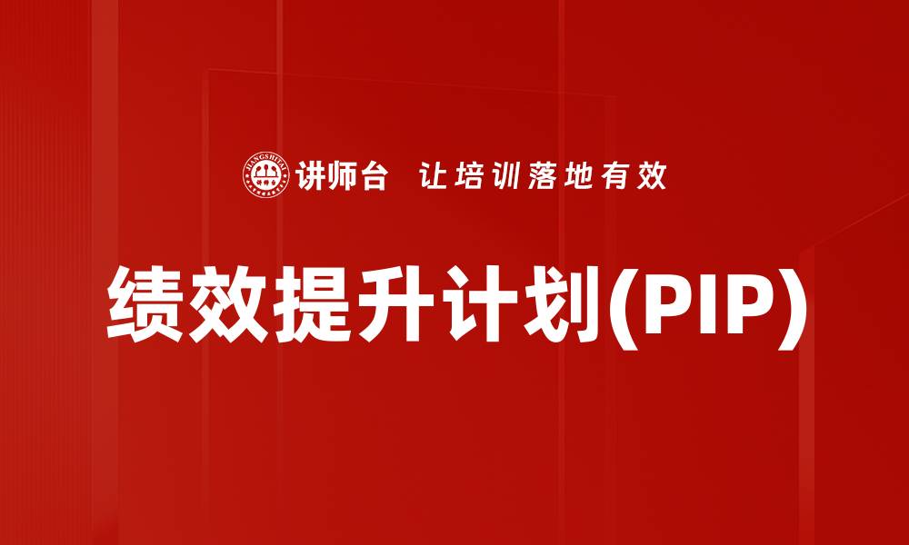 文章绩效提升计划(PIP)的缩略图