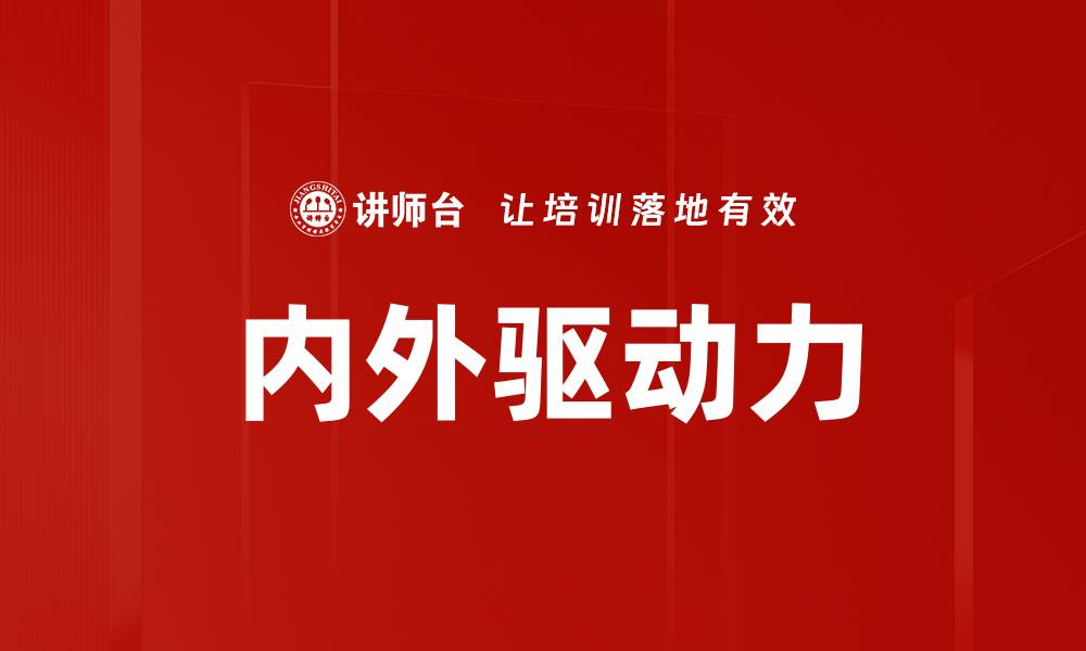 内外驱动力