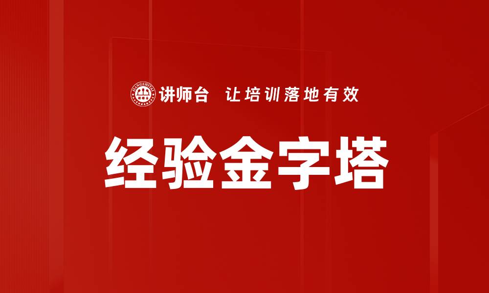 文章经验金字塔的缩略图