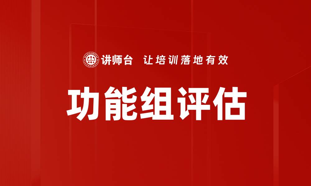 功能组评估