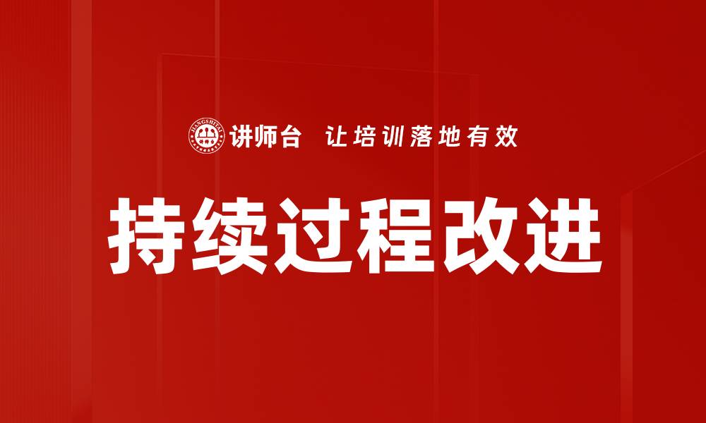 持续过程改进