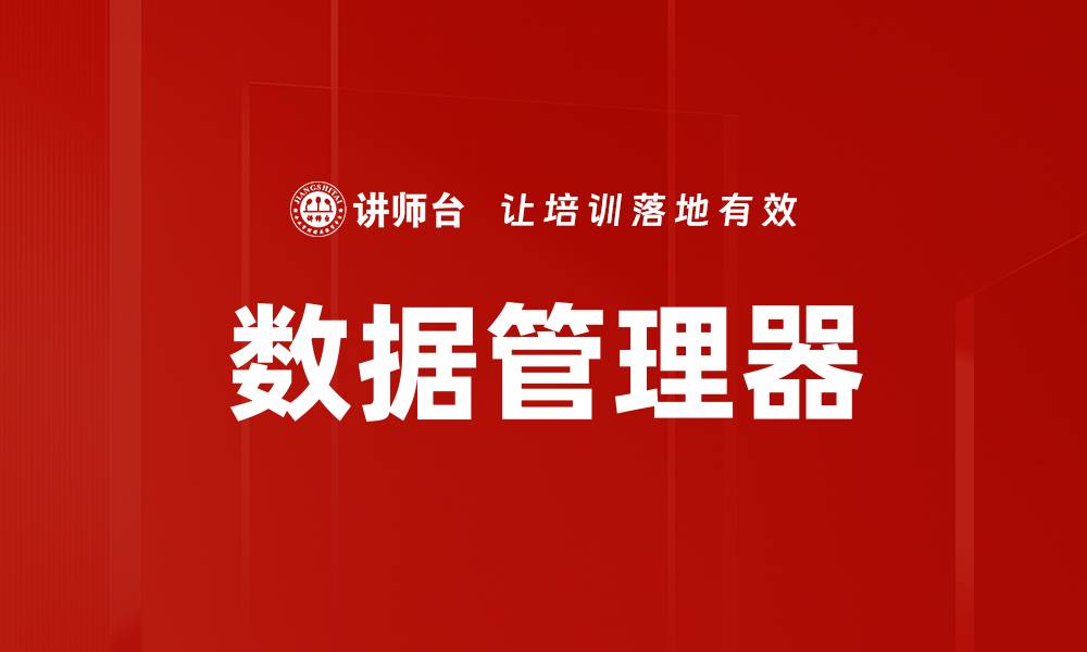 数据管理器