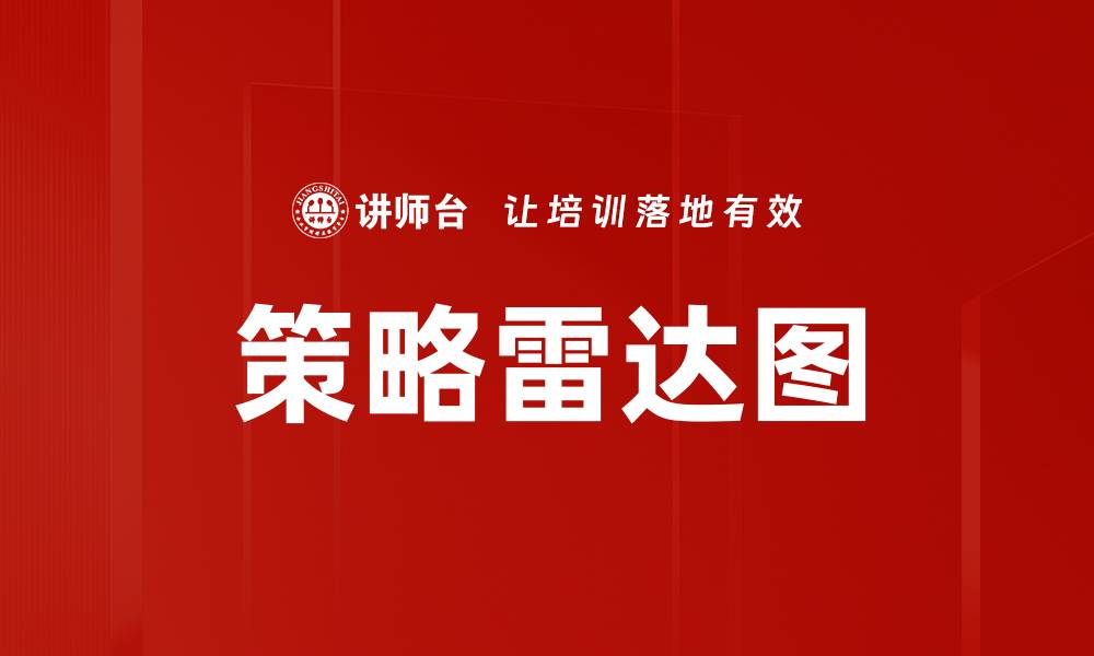 策略雷达图