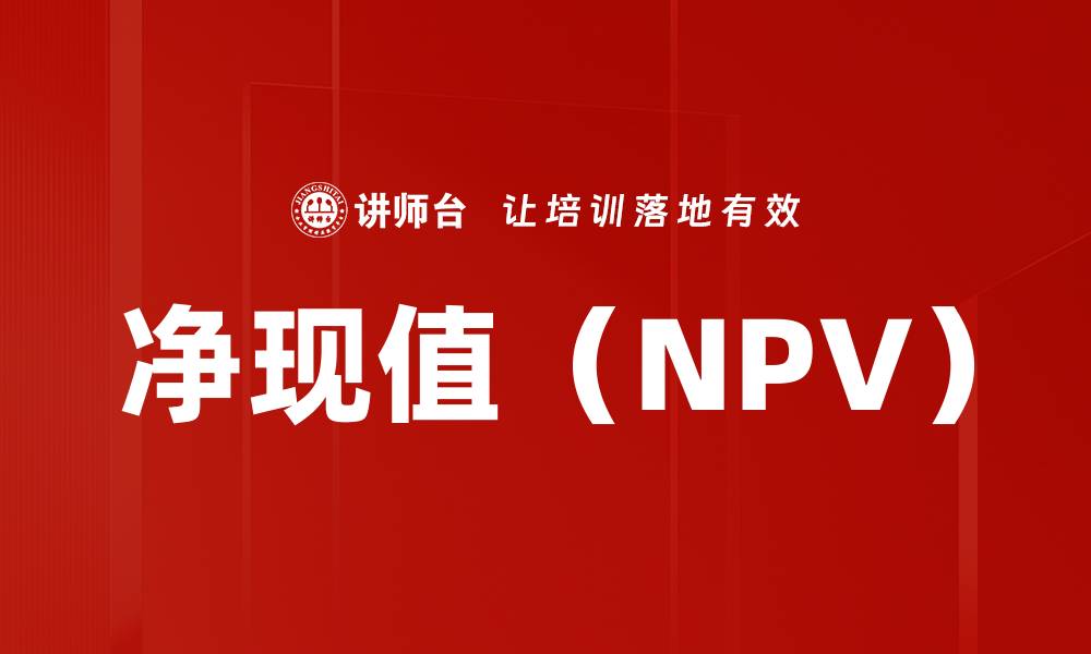 文章净现值（NPV）的缩略图