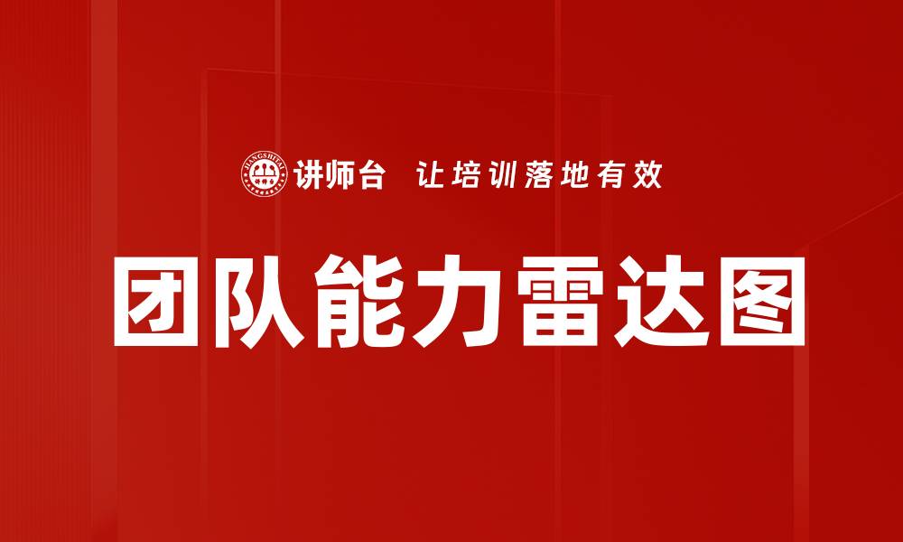 文章团队能力雷达图的缩略图