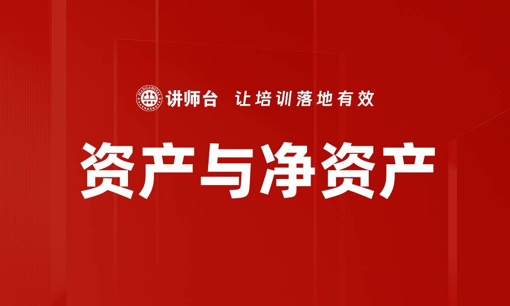 文章资产与净资产的缩略图